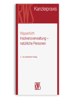 cover image of Insolvenzverwaltung--natürliche Personen